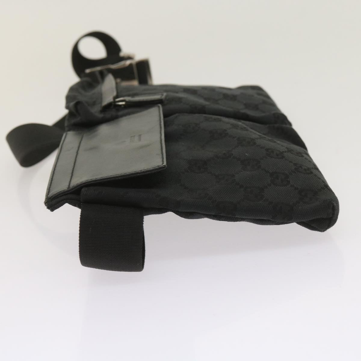 GUCCI GG Canvas Waist bag Black 018 1621 65296