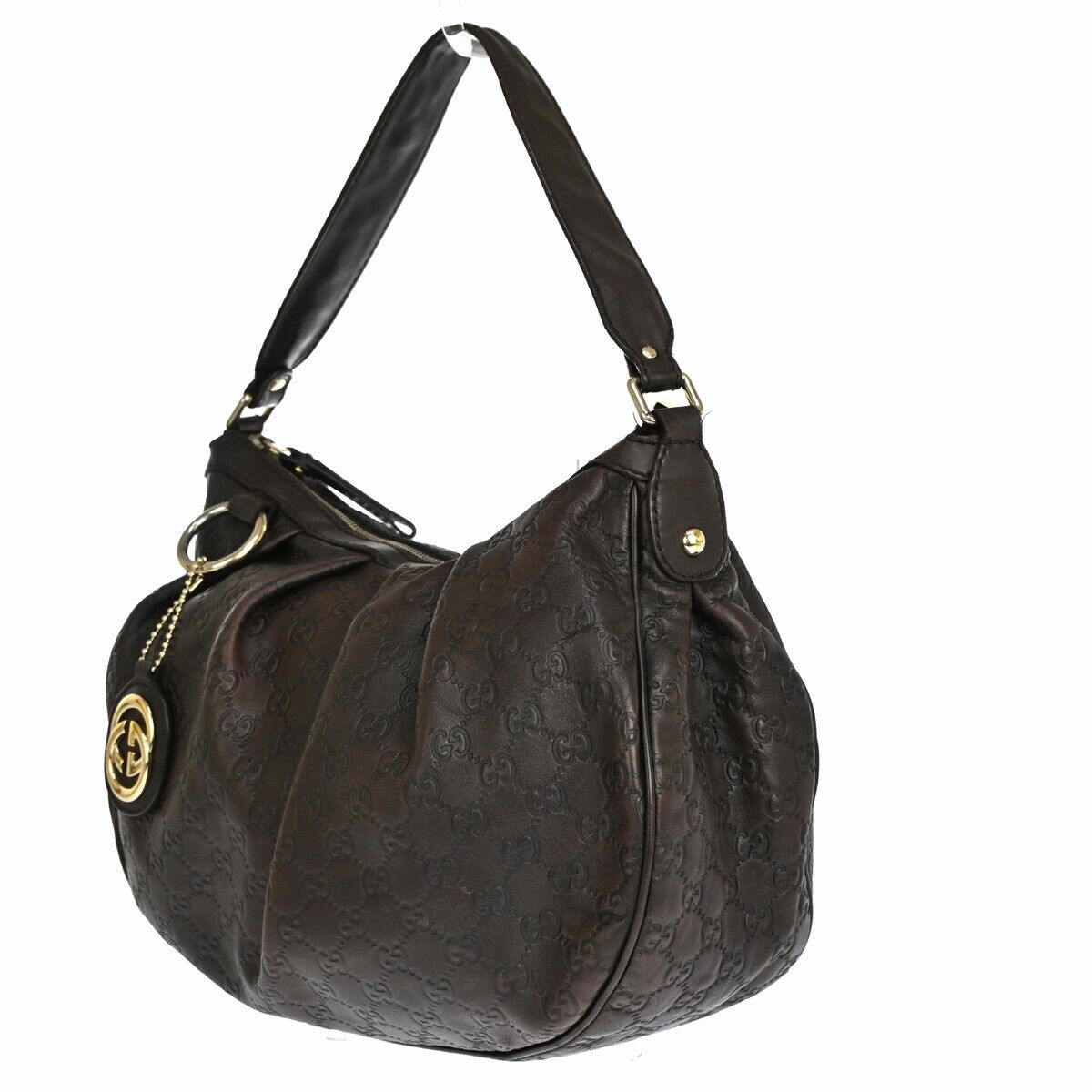 Luxury Gucci Trending 2025 Sukey Leather Shoulder Bag ()