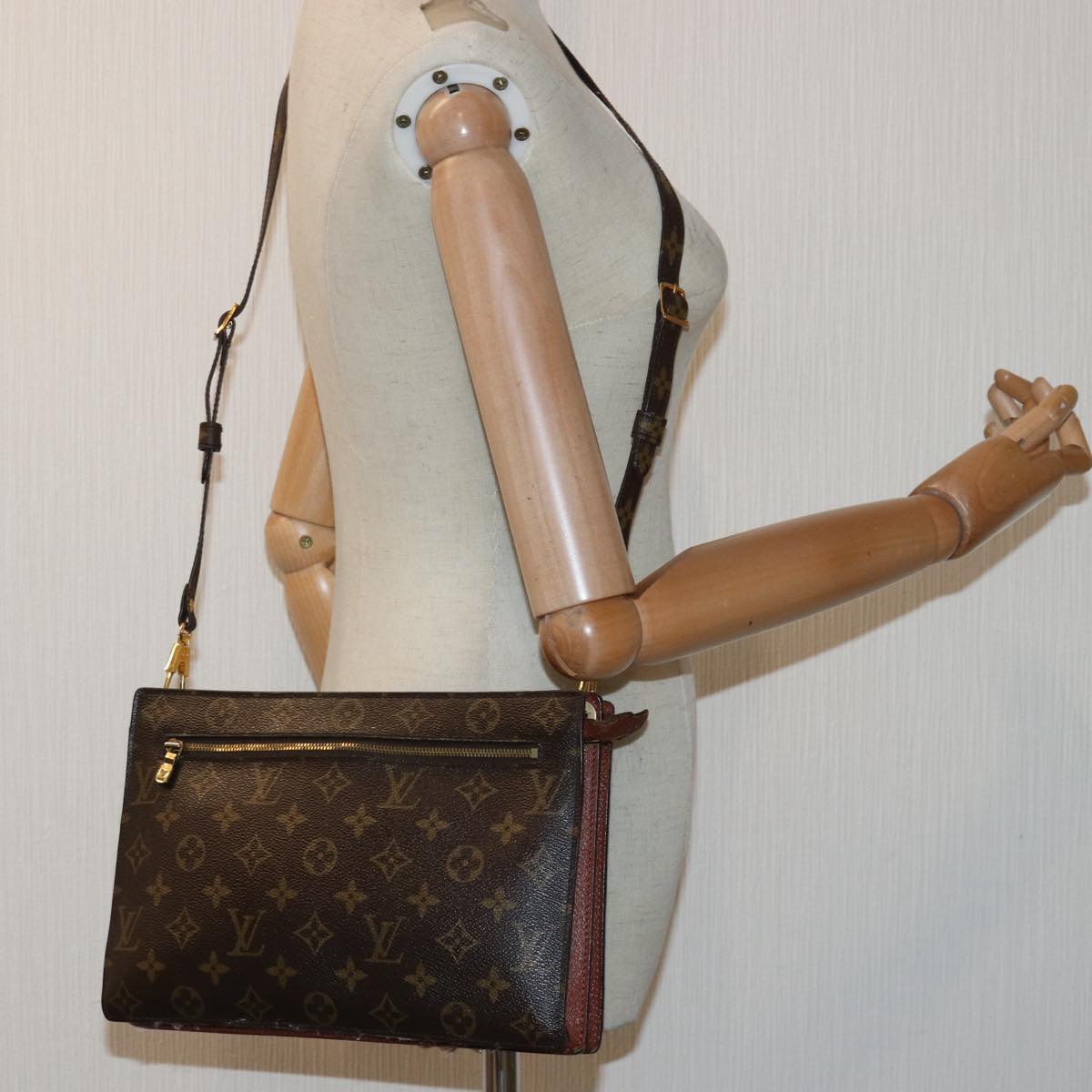 LOUIS VUITTON Monogram Angian Shoulder Bag M51205 LV 65537