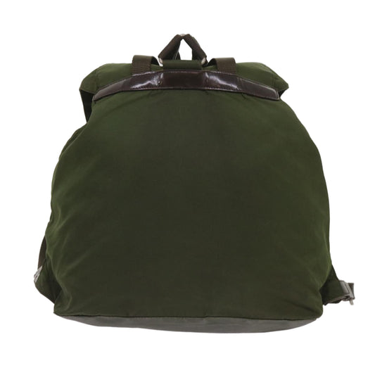 Luxury PradaBackpack Nylon Khaki 65703