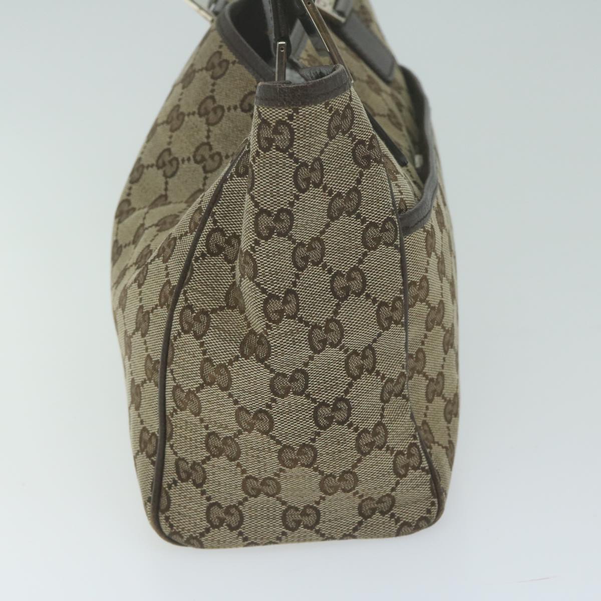 GUCCI GG Canvas Web Sherry Line Tote Bag Beige Red Green 145810 65711