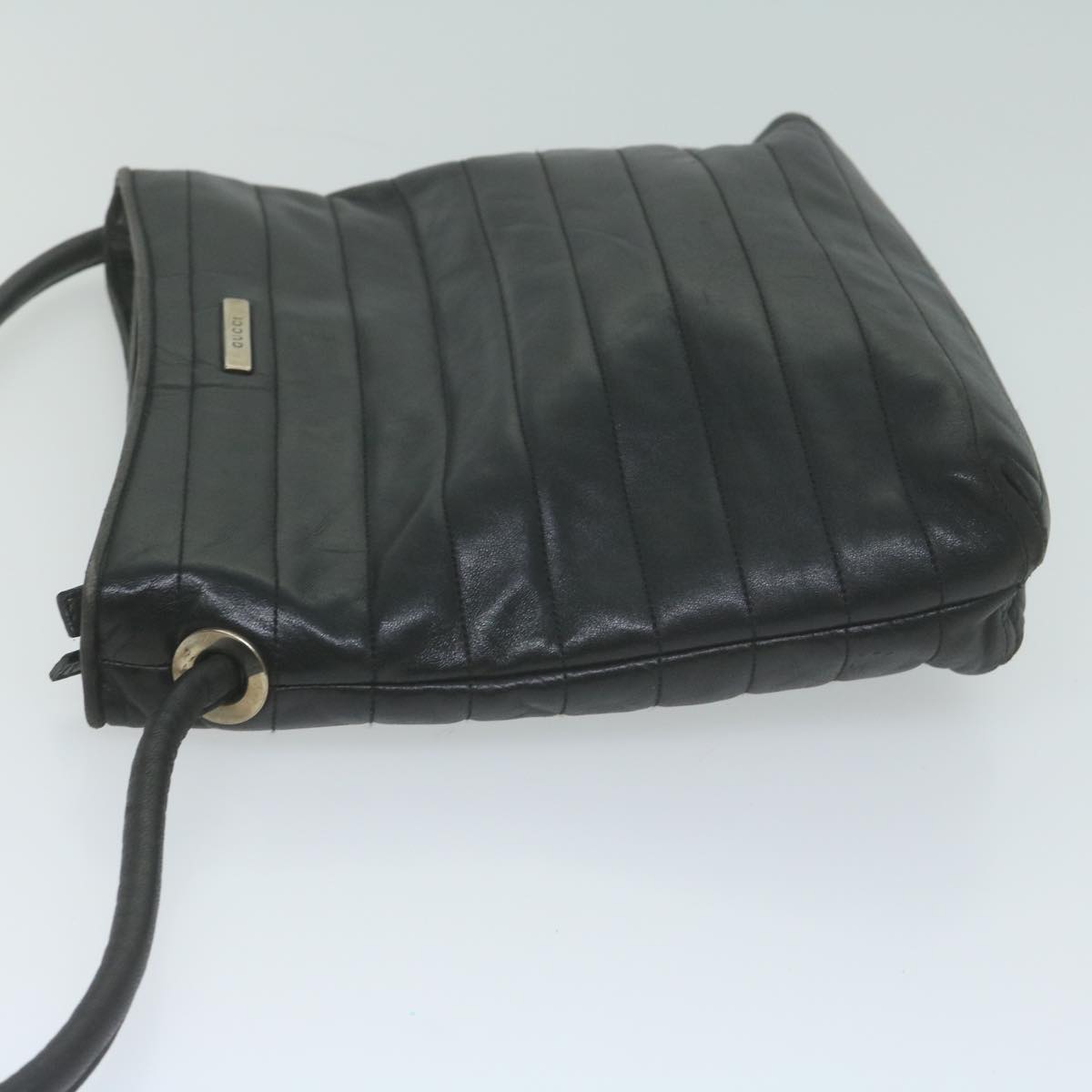 GUCCI Shoulder Bag Leather Black 001 2865 65766