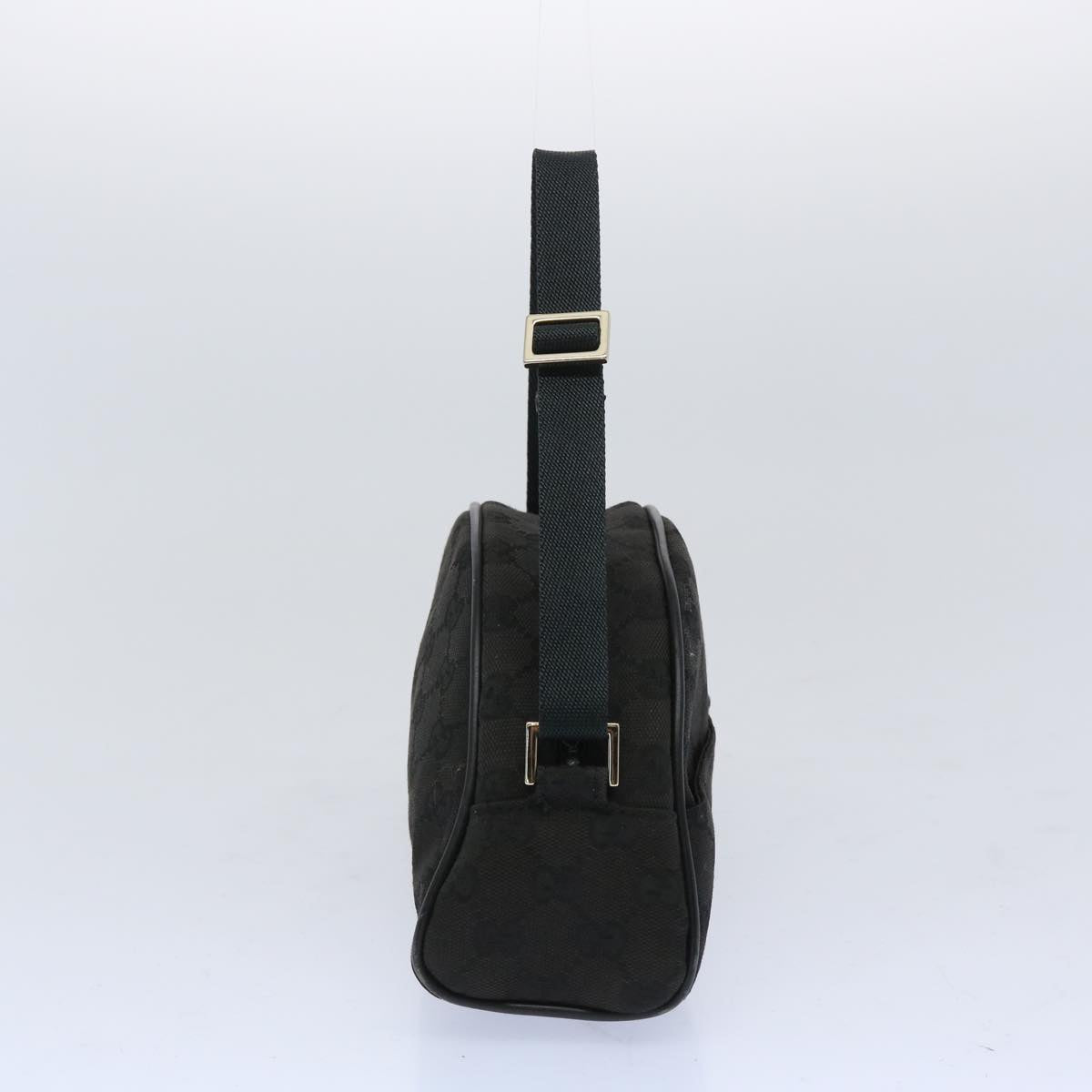 GUCCI GG Canvas Hand Bag Black 90781 65889