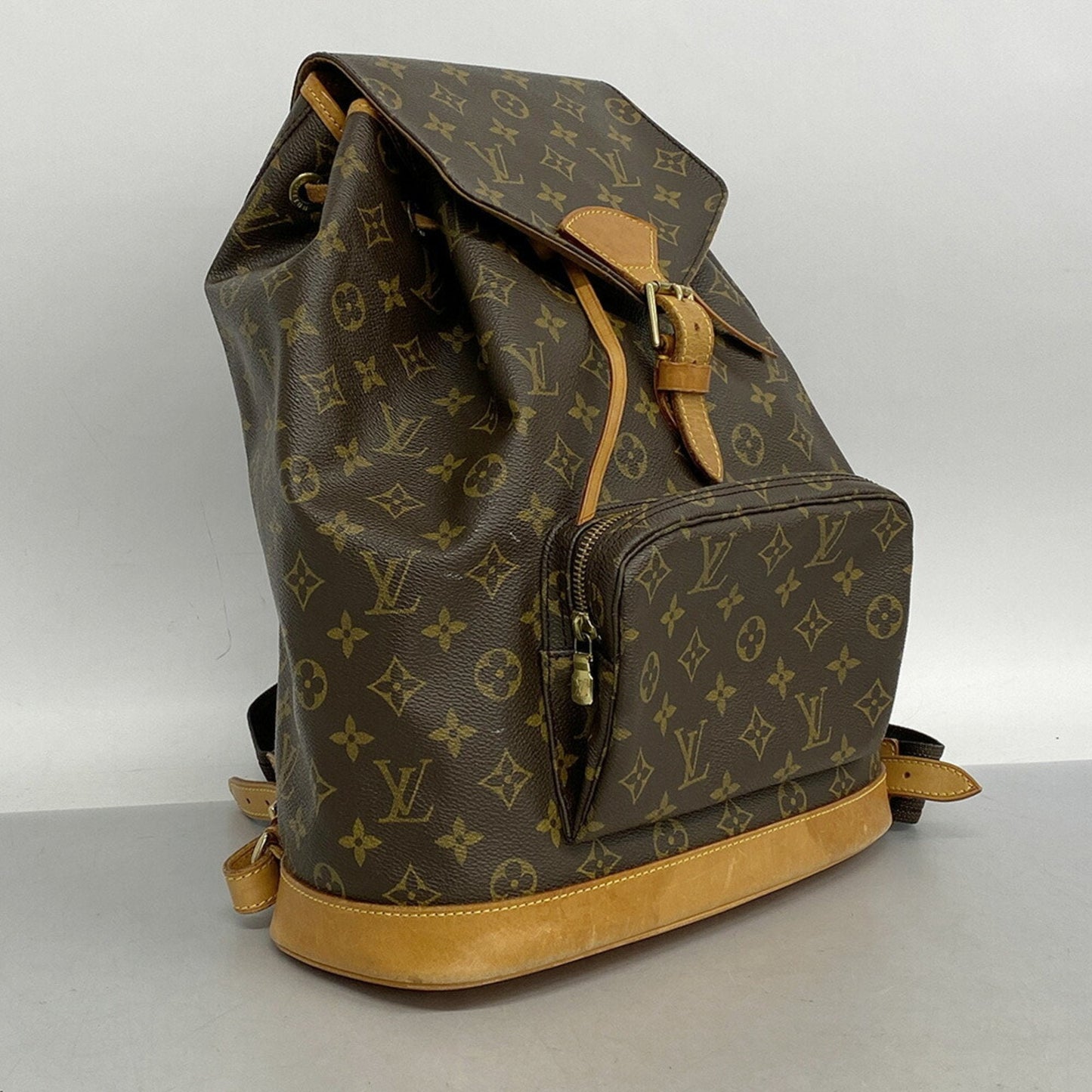 Louis Vuitton Montsouris Canvas Backpack Bag ()