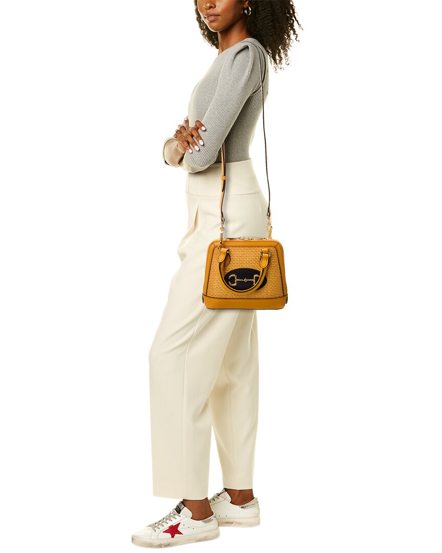 Luxury Gucci Trending 2025 1955 Horsebit Leather Shoulder Bag
