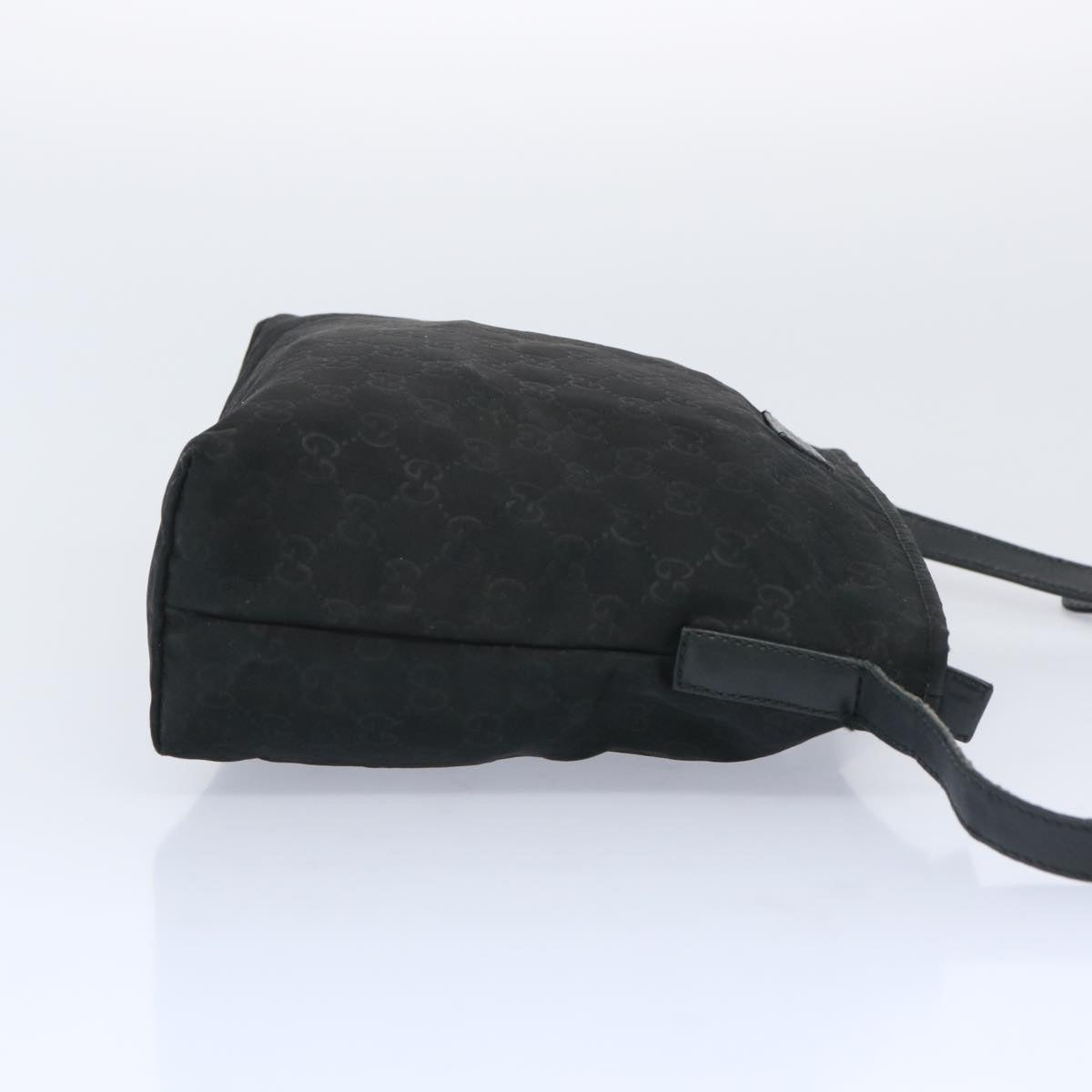 GUCCI GG Canvas Shoulder Bag Black 314529 66498