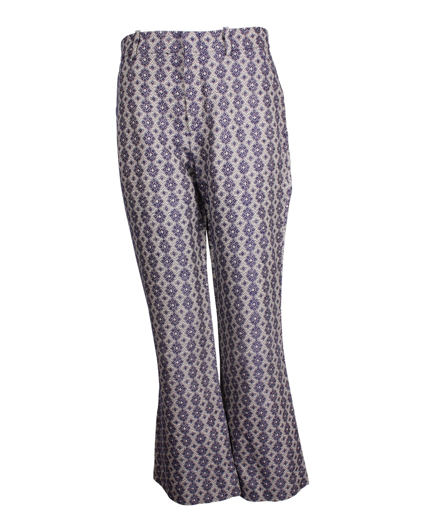 Luxury Gucci Trending 2025 Wide Leg Printed Pants in Multicolor Linen