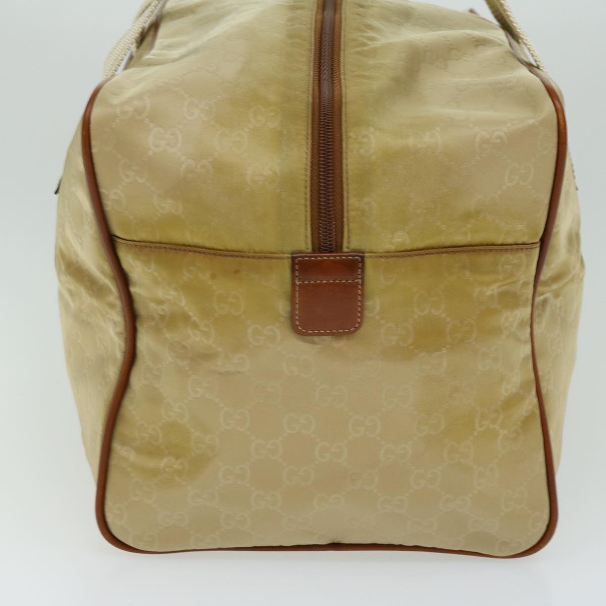 GUCCI GG Canvas Boston Bag Beige 153240 66606