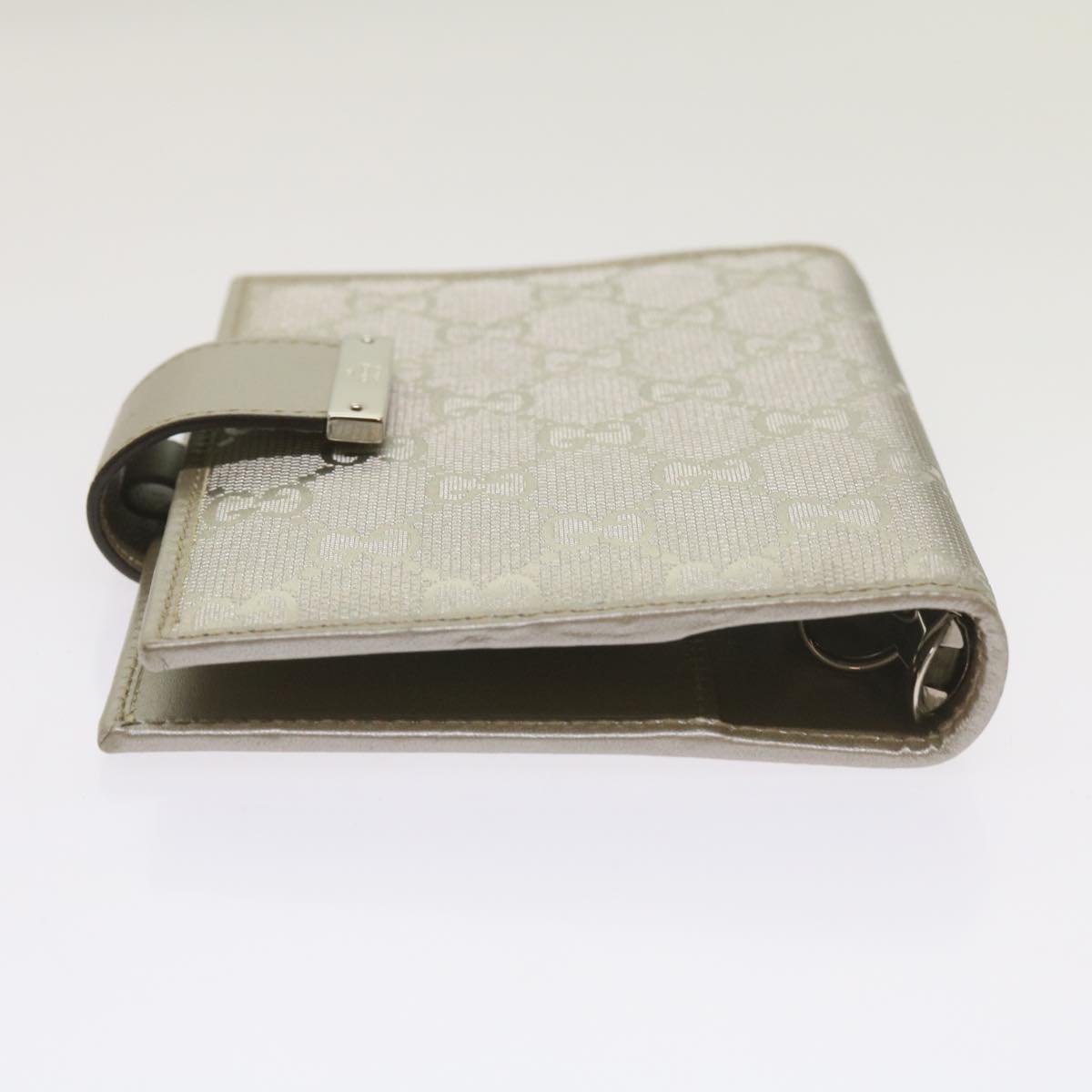 GUCCI GG implementation Day Planner Cover Silver 115240 66845