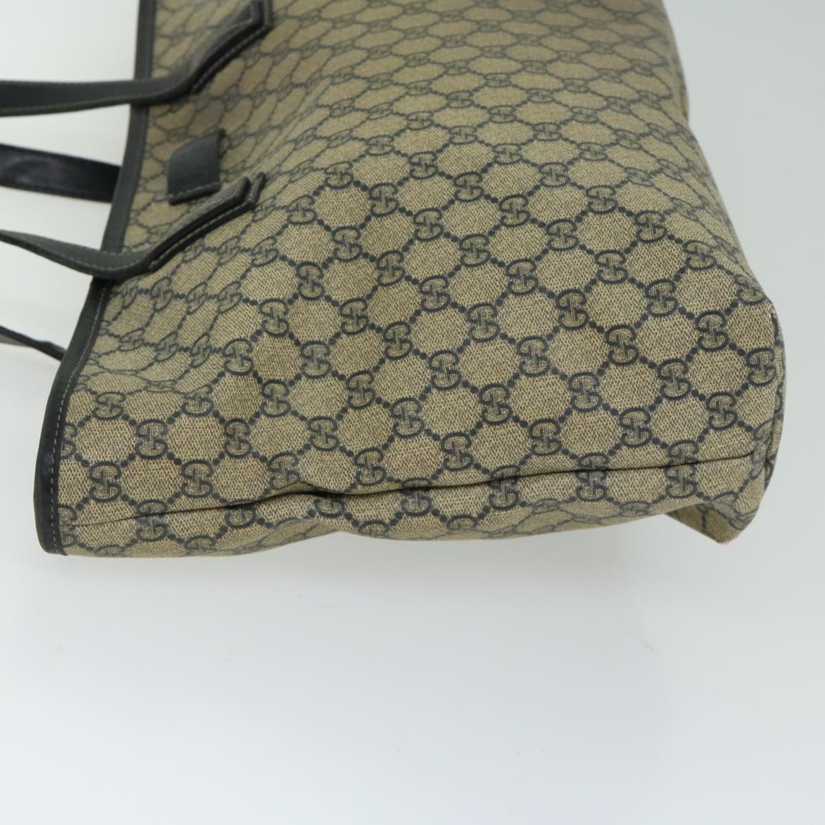 GUCCI GG Supreme Tote Bag PVC Beige 211137 66934