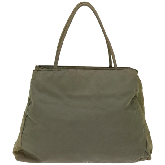 Luxury PradaTote Bag Nylon Khaki 67219