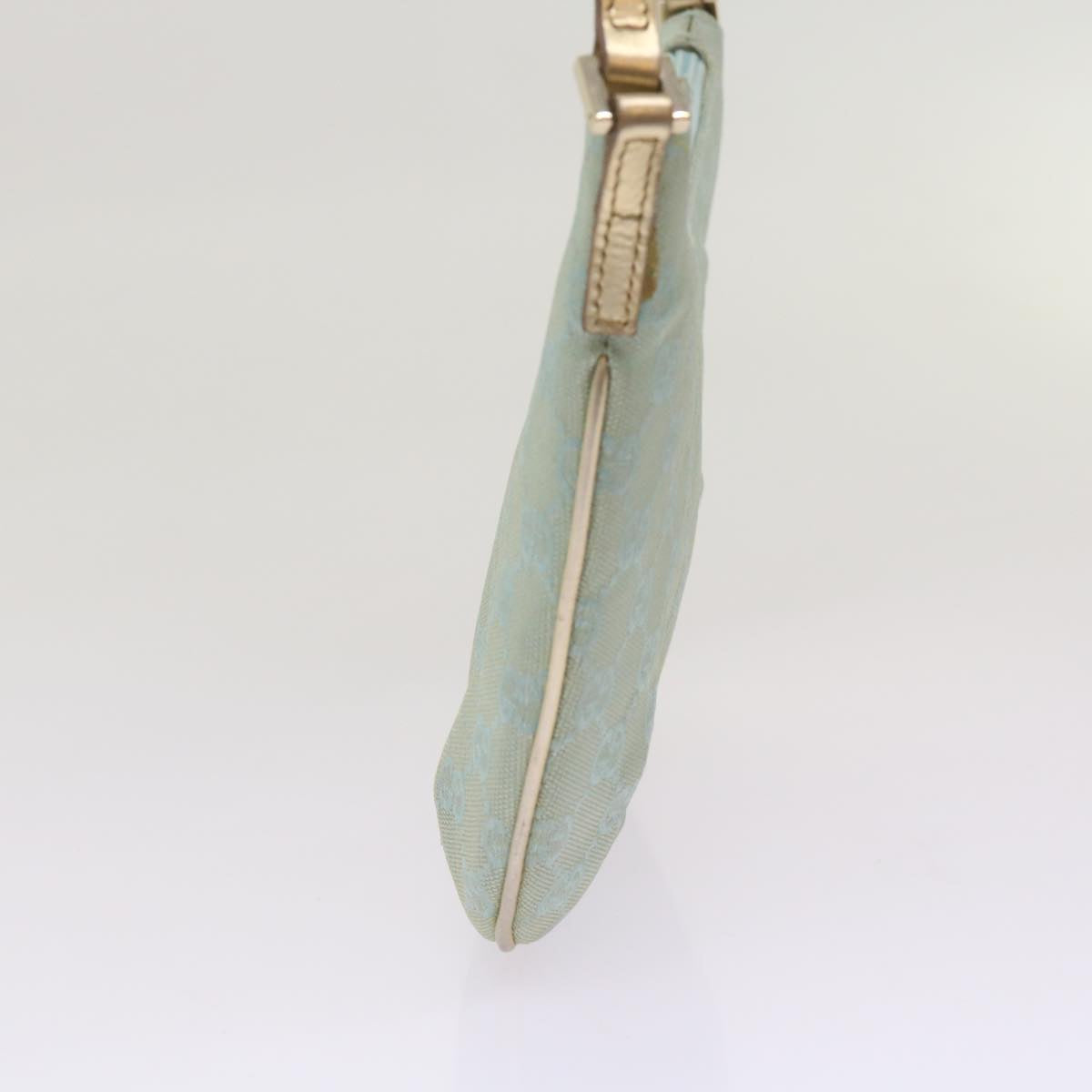 GUCCI GG Canvas Shoulder Bag Light Blue 005 0813 67392