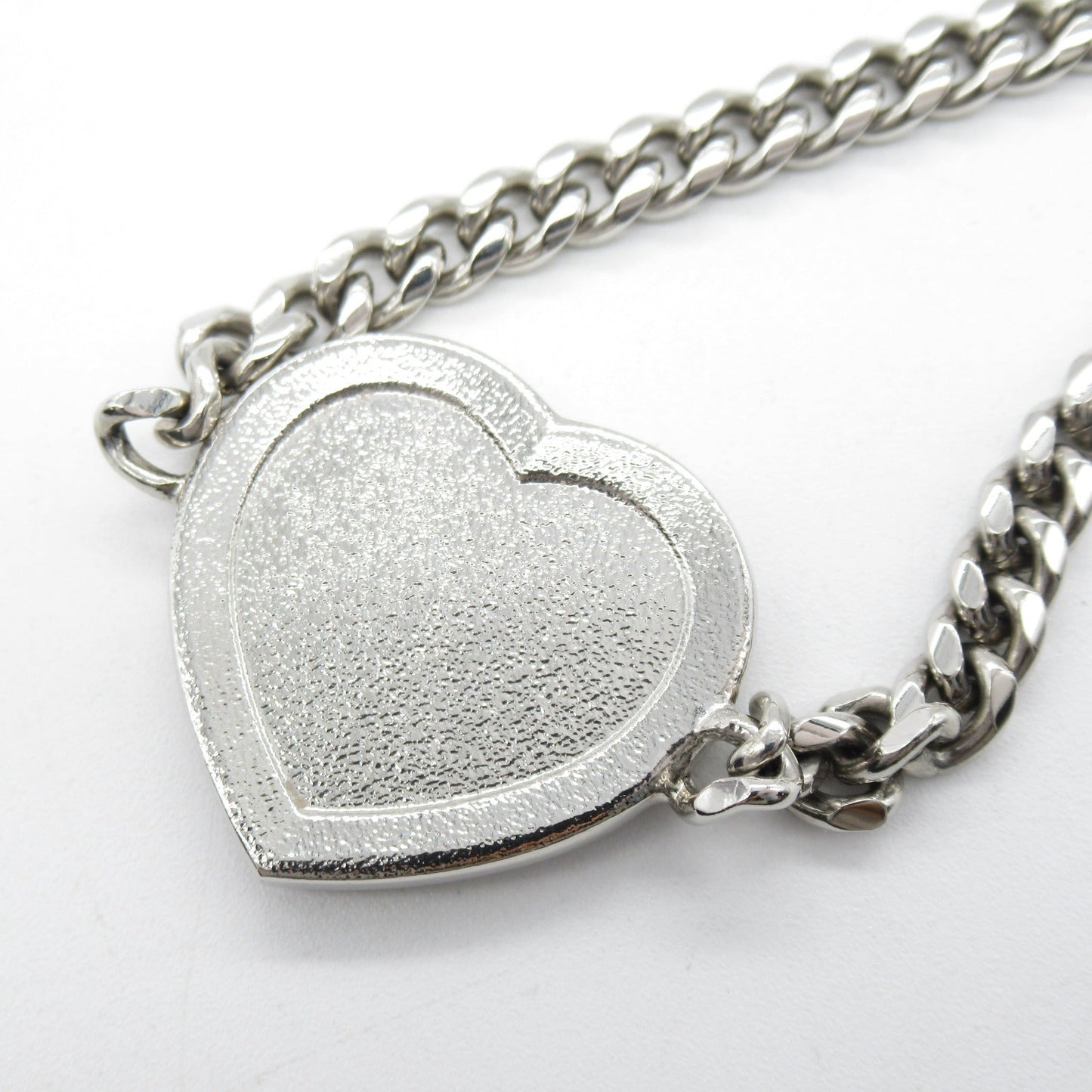 CHANEL CHANEL Choker CC Mark Heart C23A Choker Accessoires GP (Gen ) Linestone Silver ABB649 B14145 NR713