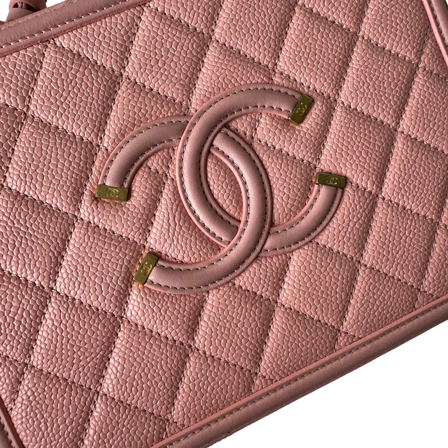 Luxury Chanel Filligree Pink Handbag