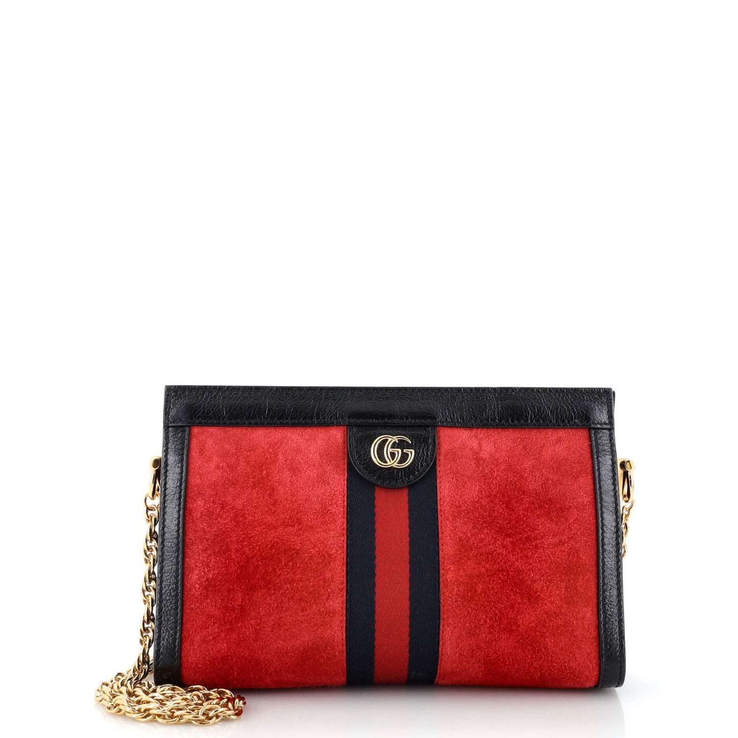 Luxury Gucci Trending 2025 Ophidia Chain Shoulder Bag Suede Small