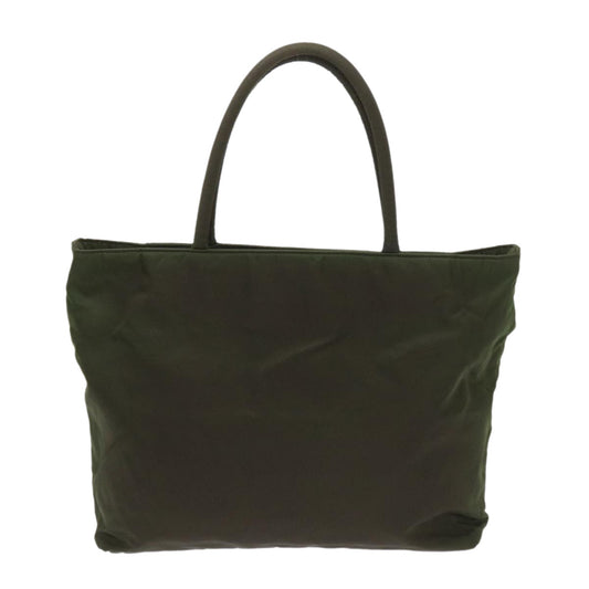 Luxury PradaTote Bag Nylon Khaki 68625