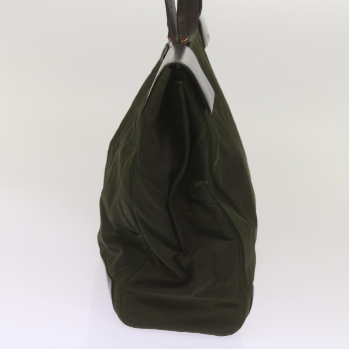 Luxury PradaTote Bag Nylon Khaki 68627