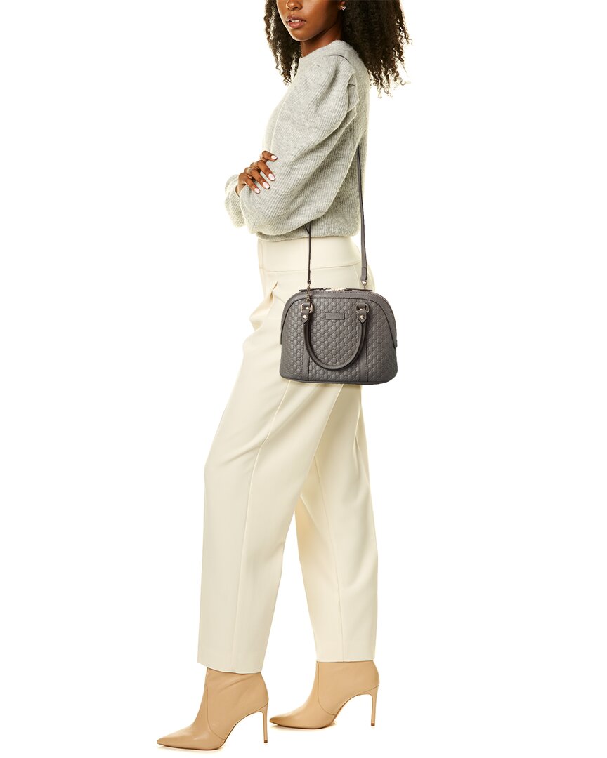 Gucci Guccissima Leather Top Handle Satchel