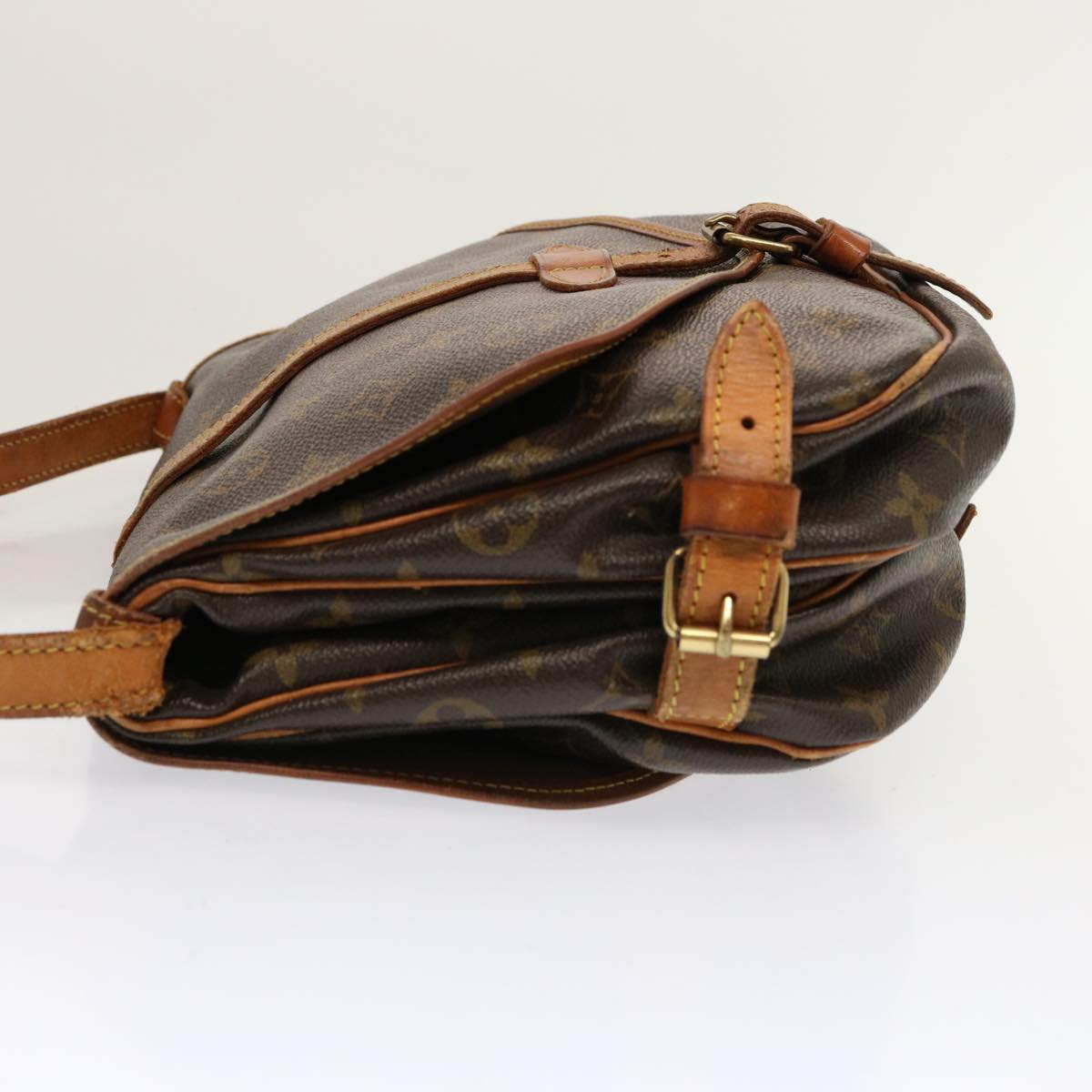 LOUIS VUITTON Monogram Saumur 30 Shoulder Bag M42256 LV 68933