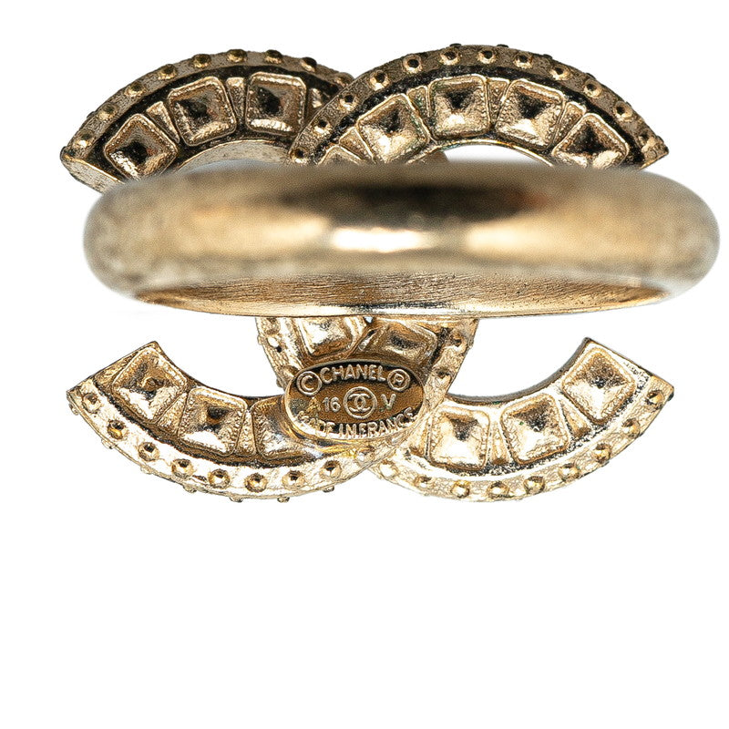 Chanel Coco Mark Ring Stainless Steel