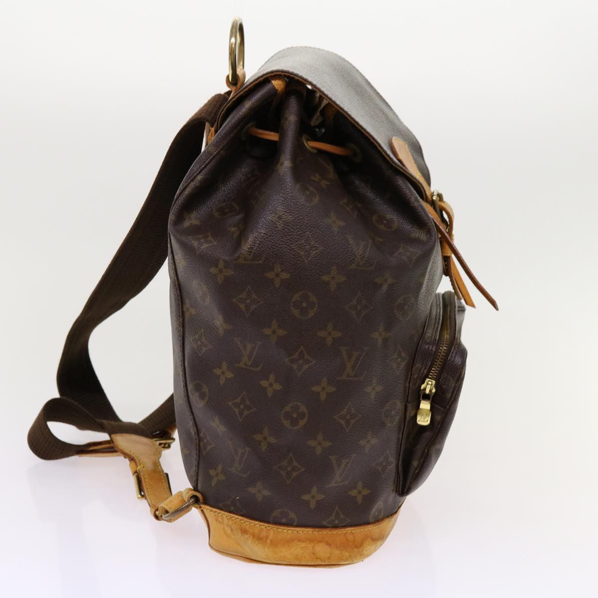 LOUIS VUITTON Monogram Montsouris GM Backpack M51135 LV 69037