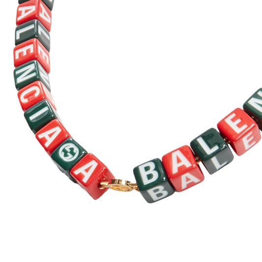Gucci Balenciaga Hacker Project Symbols cubes short necklace