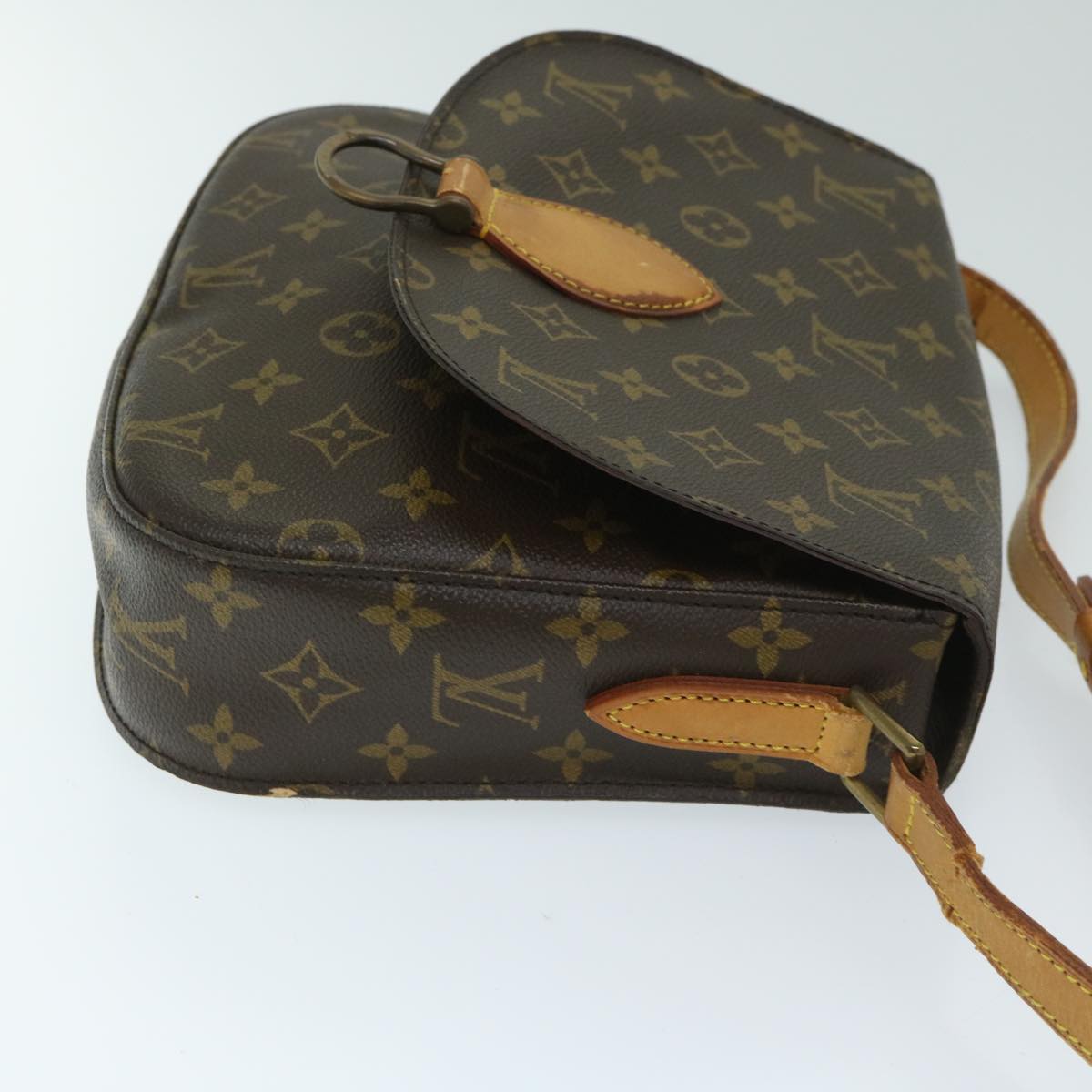 LOUIS VUITTON Monogram Saint Cloud GM Shoulder Bag M51242 LV 69245