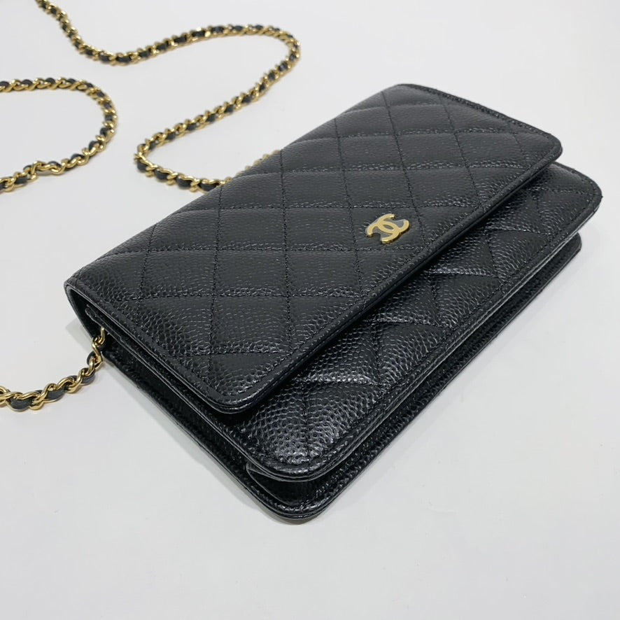 No.4415-Chanel Caviar Timeless Classic Wallet On Chain (Brand New/全新)