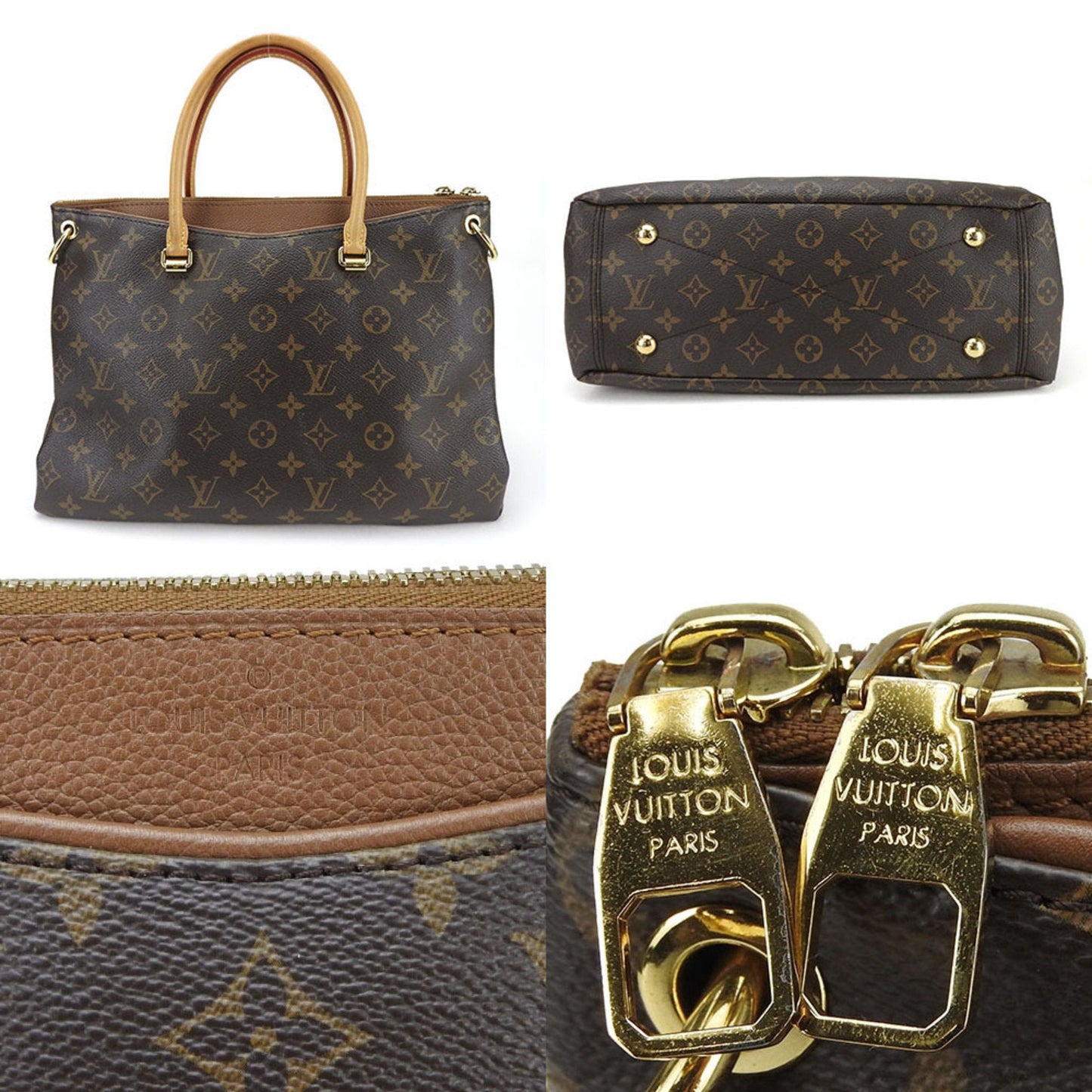 Louis Vuitton Pallas Canvas Tote Bag ()