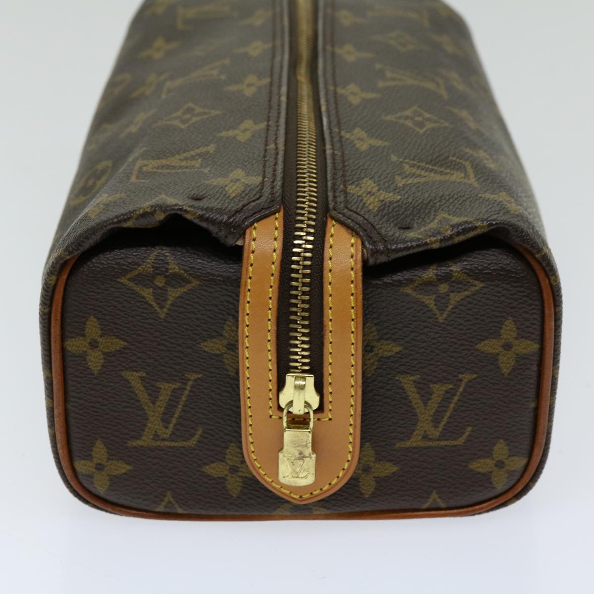 LOUIS VUITTON Monogram Trousse Patte Pression Cosmetic Pouch M47636 69415