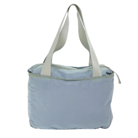 Luxury PradaTote Bag Nylon Light Blue 69439