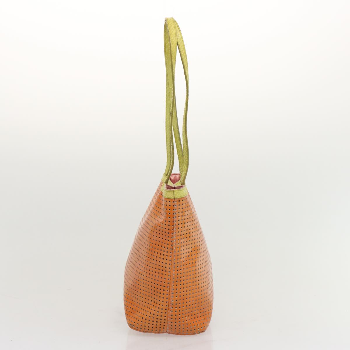 Luxury FendiHand Bag Enamel Orange69455