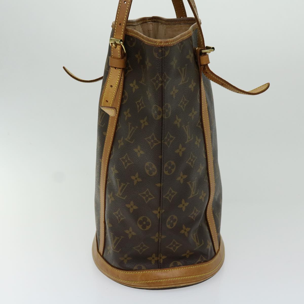 LOUIS VUITTON Monogram Bucket GM Shoulder Bag M42236 LV 69474