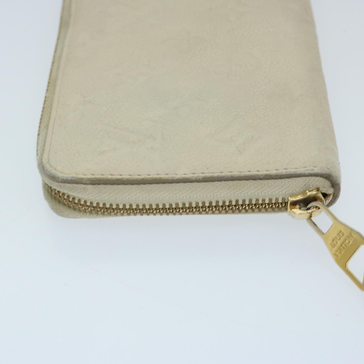 LOUIS VUITTON Empreinte Portefeuille Secret Ron Wallet White M93437 69536