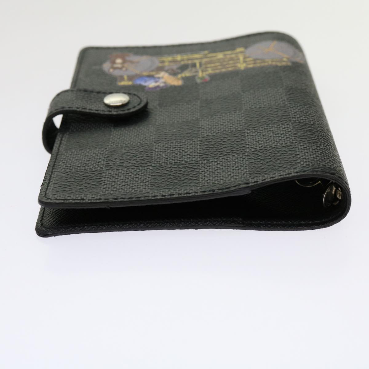 LOUIS VUITTON Damier Graphite Agenda PM Day Planner Cover R21130 LV 69839