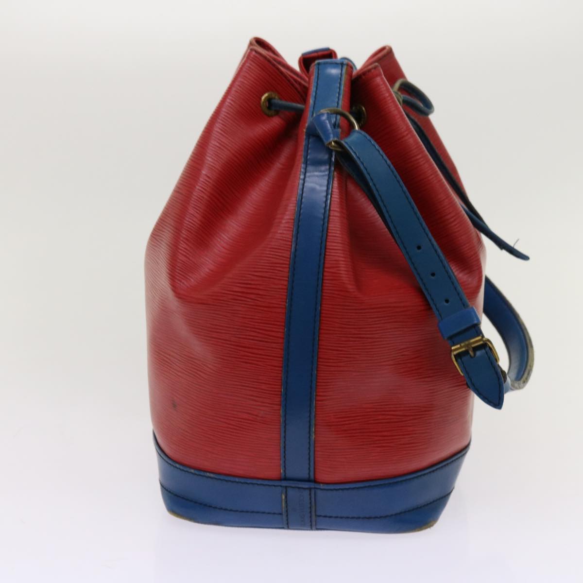 LOUIS VUITTON Epi Noe Shoulder Bag Bicolor Red Blue M44084 LV 69903