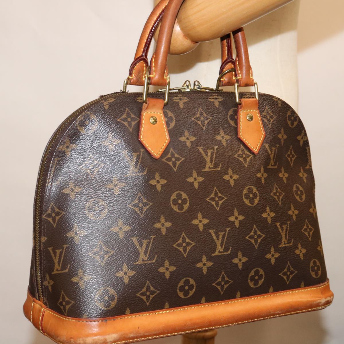LOUIS VUITTON Monogram Alma Hand Bag M51130 LV 69930