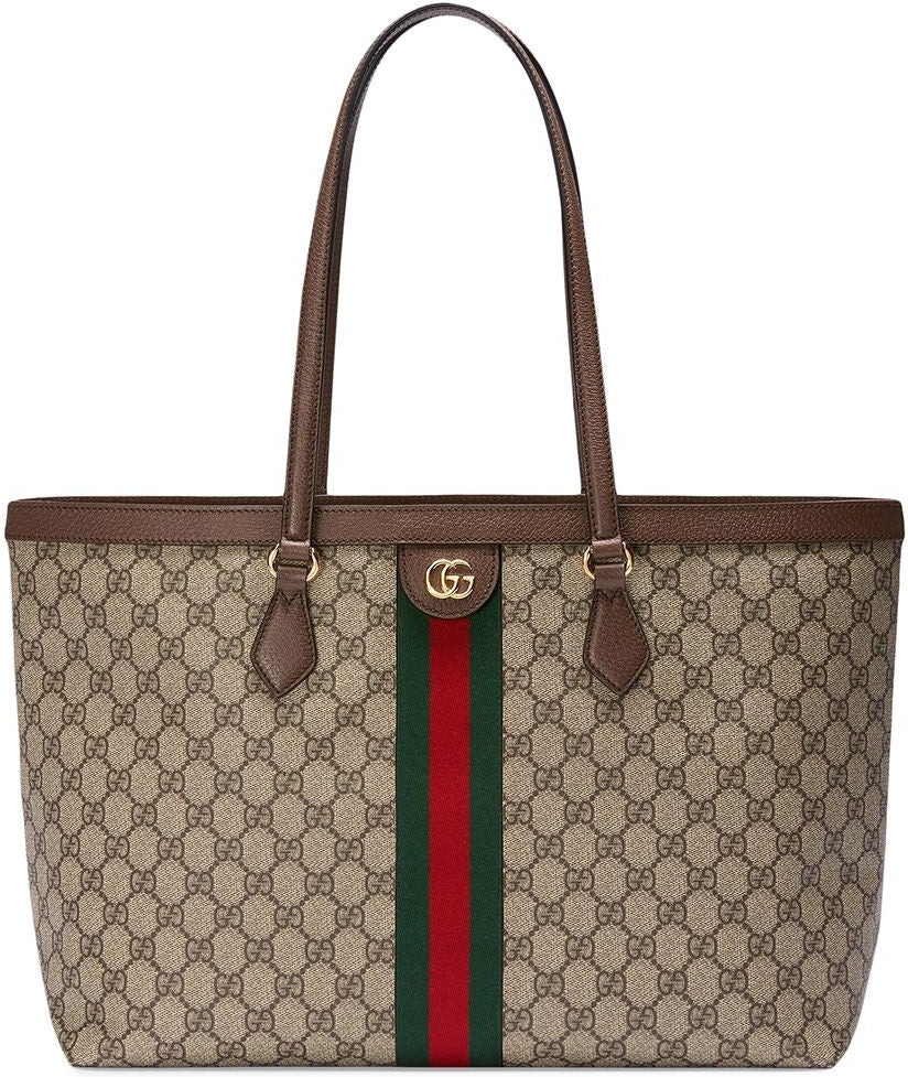 Luxury Gucci Trending 2025 Women's Ophidia Gg Medium Tote Bag in Beige | 63168596IWB