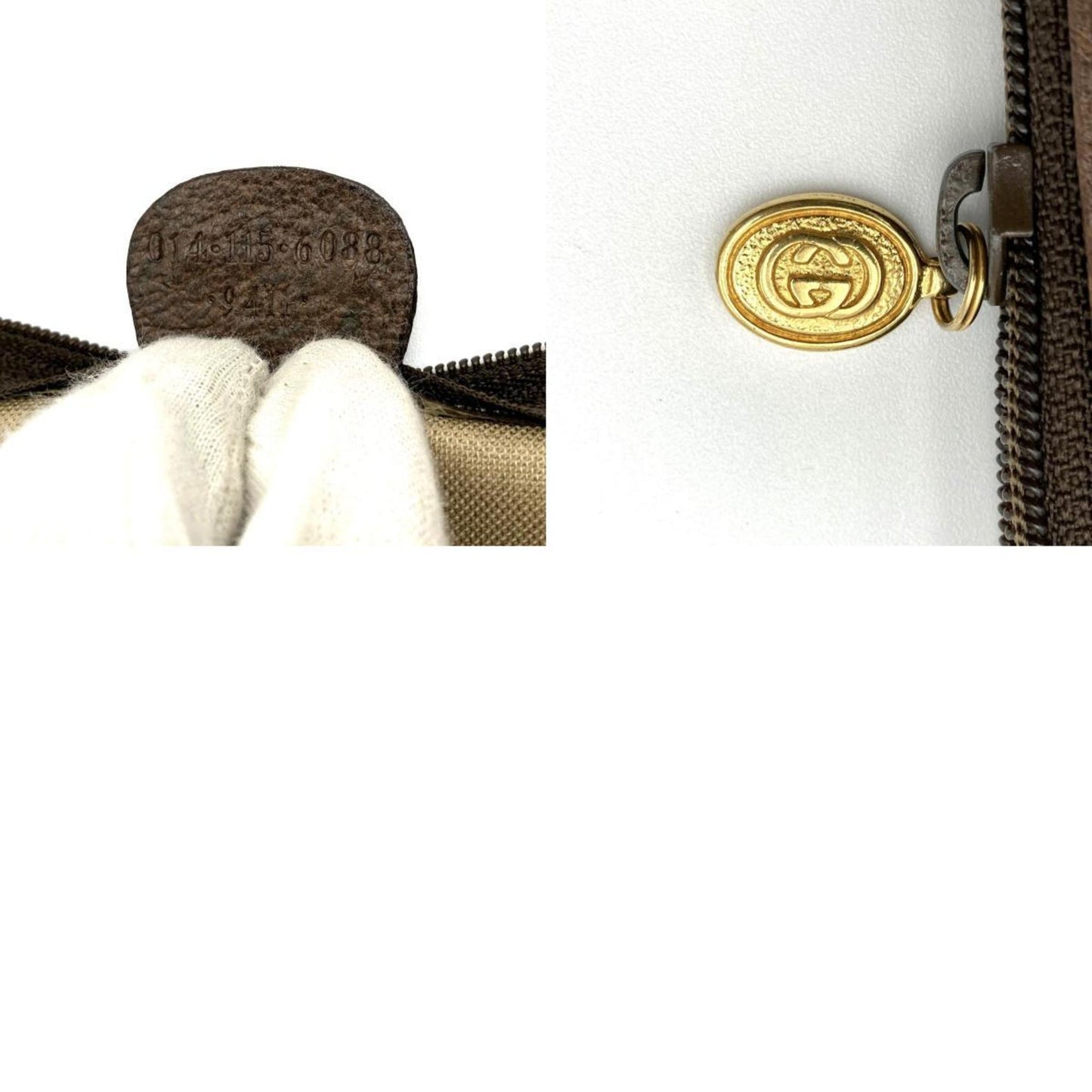 Gucci Gg Supreme Canvas Clutch Bag