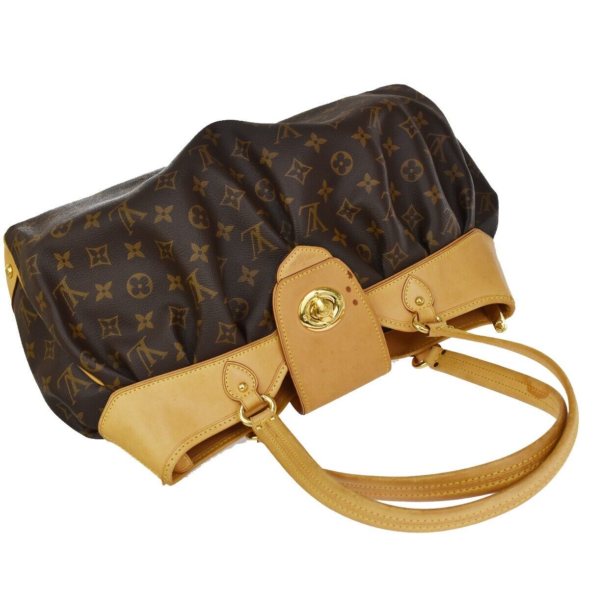 Louis Vuitton Boétie Canvas Shoulder Bag ()