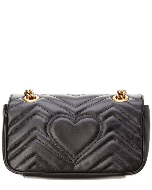 Luxury Gucci Trending 2025 GG Marmont Mini Matelasse Leather Shoulder Bag