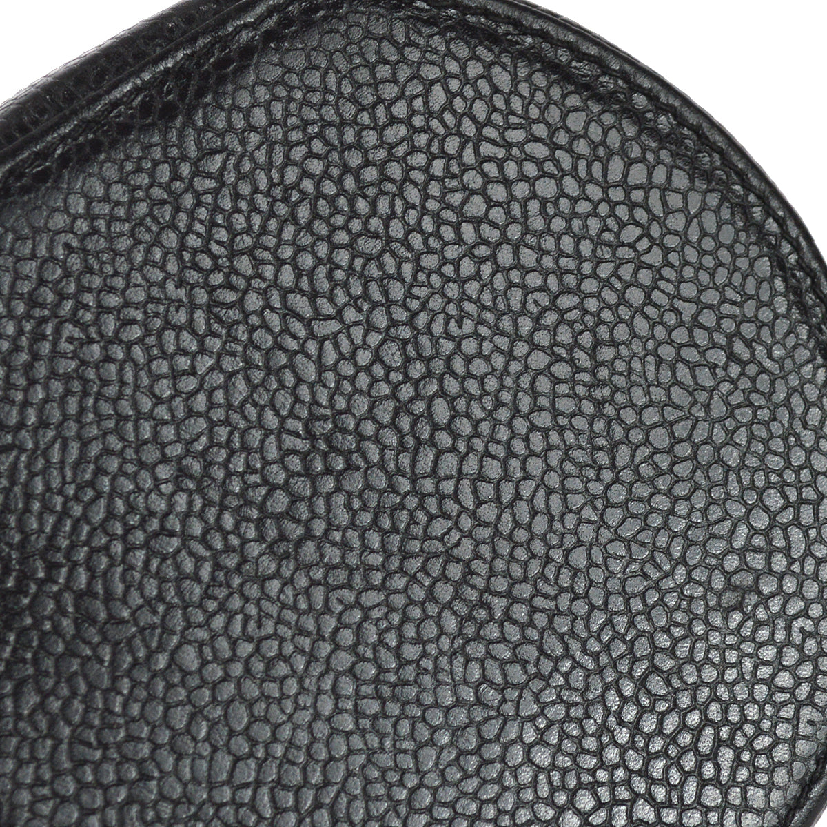 Luxury Chanel 1994-1996 Black Caviar Jewelry Case Pouch