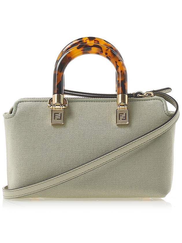 Luxury Fendi By The Way Small Canvas Tote Bag Green