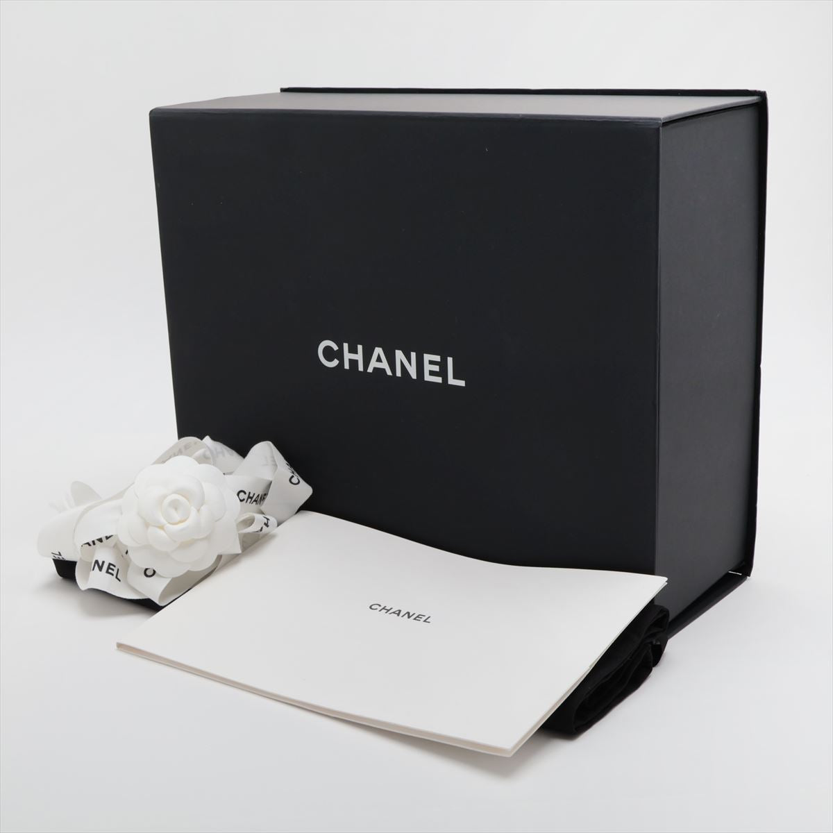 Chanel 22 Mini Leather Chain Shoulder Bag White G AS3980