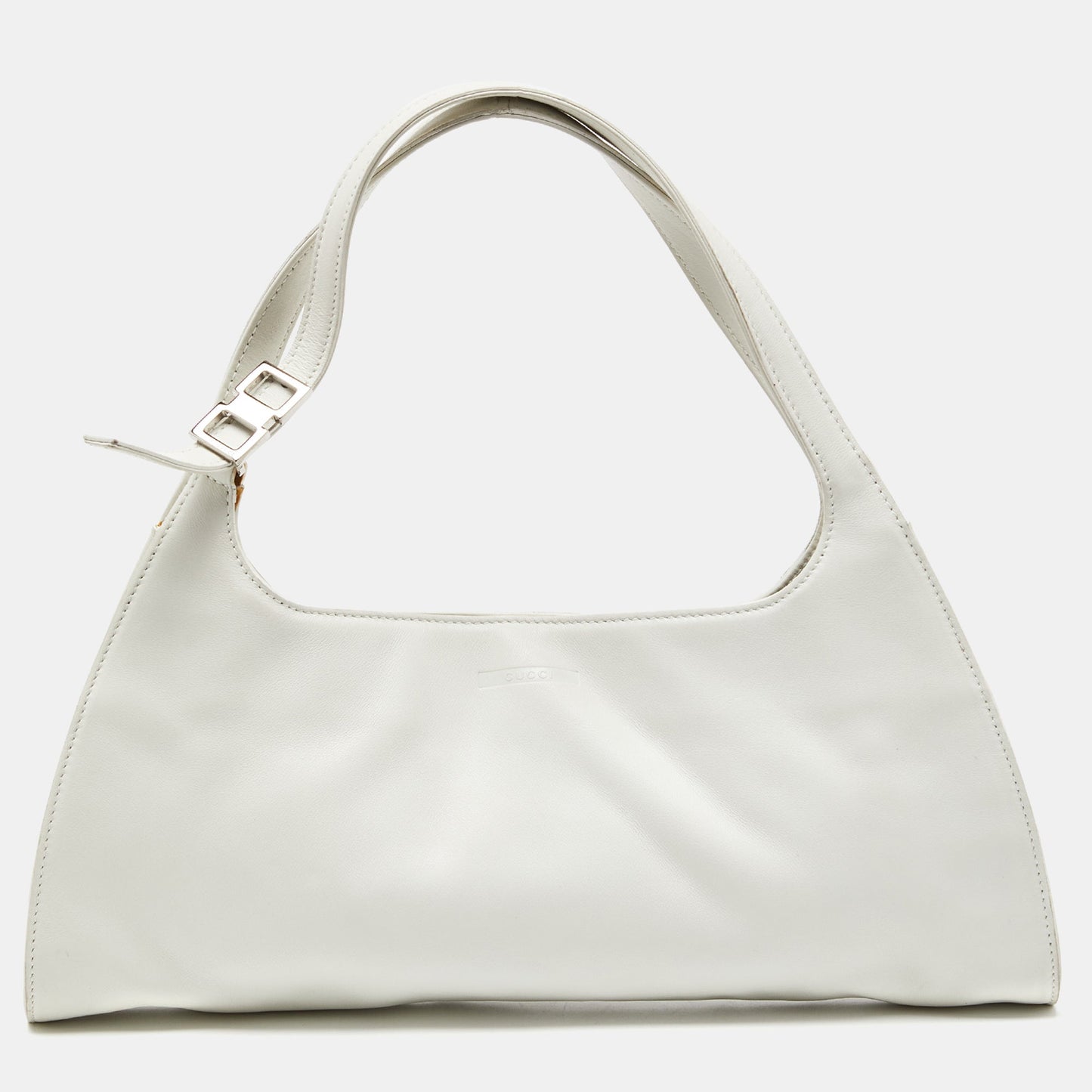 Luxury Gucci Trending 2025 Off White Leather Hobo