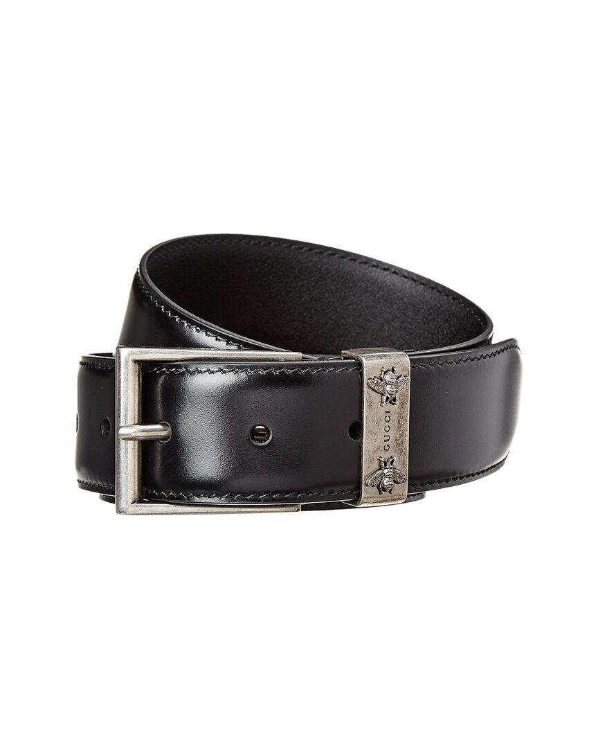 Gucci Bee Leather Belt