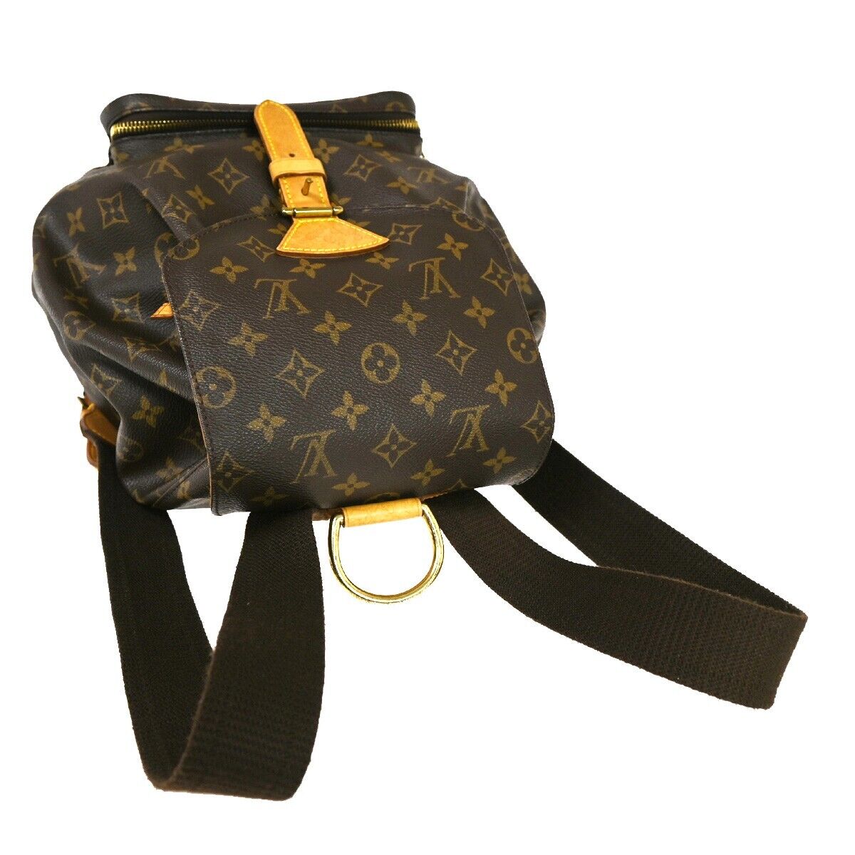 Louis Vuitton Montsouris Gm Canvas Backpack Bag ()