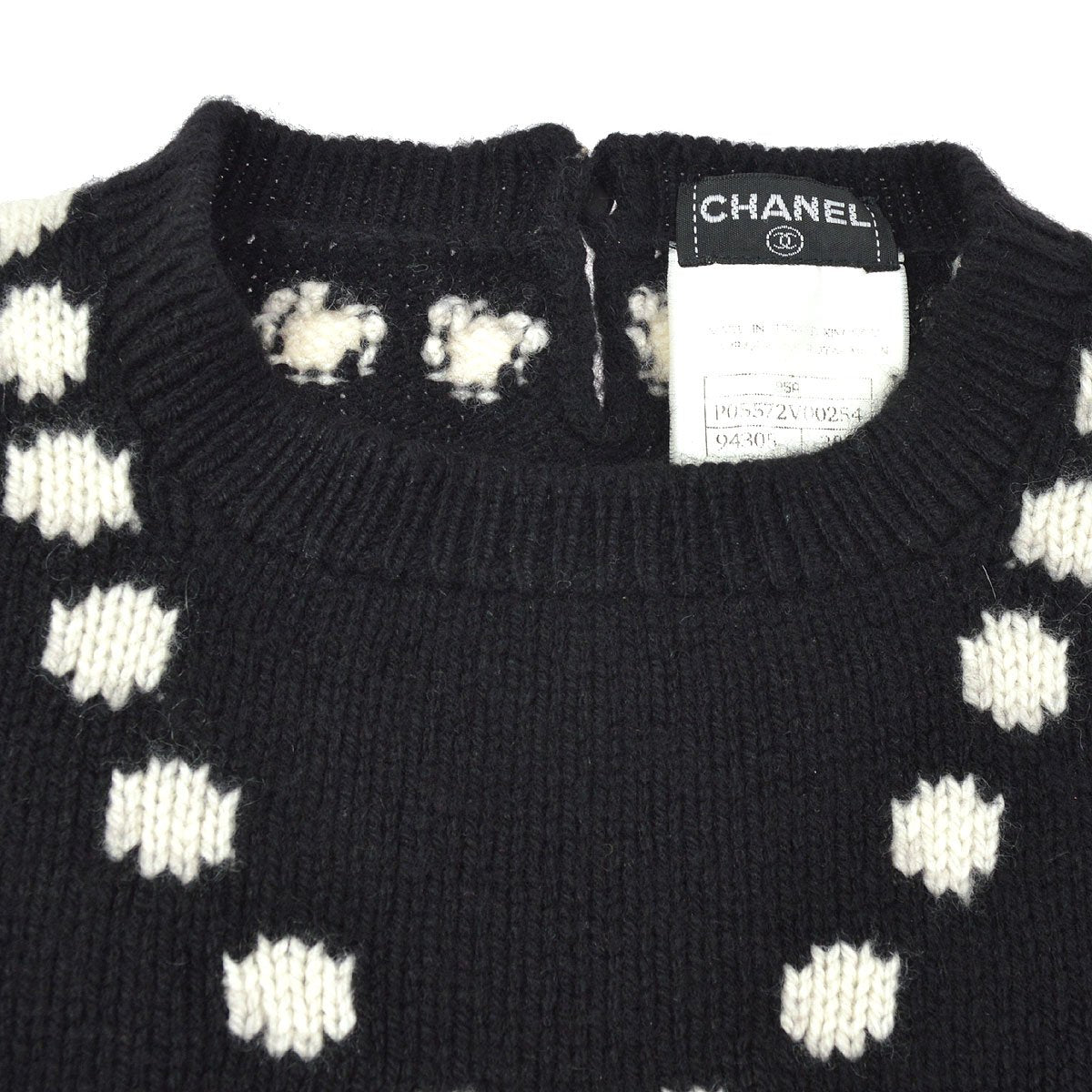 Luxury Chanel 1995 Fall necklace motif jumper #38