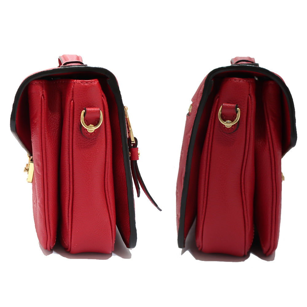 Louis Vuitton M.M. Monogram Implant M44155 2WAY Scarlet G Women Box Bag