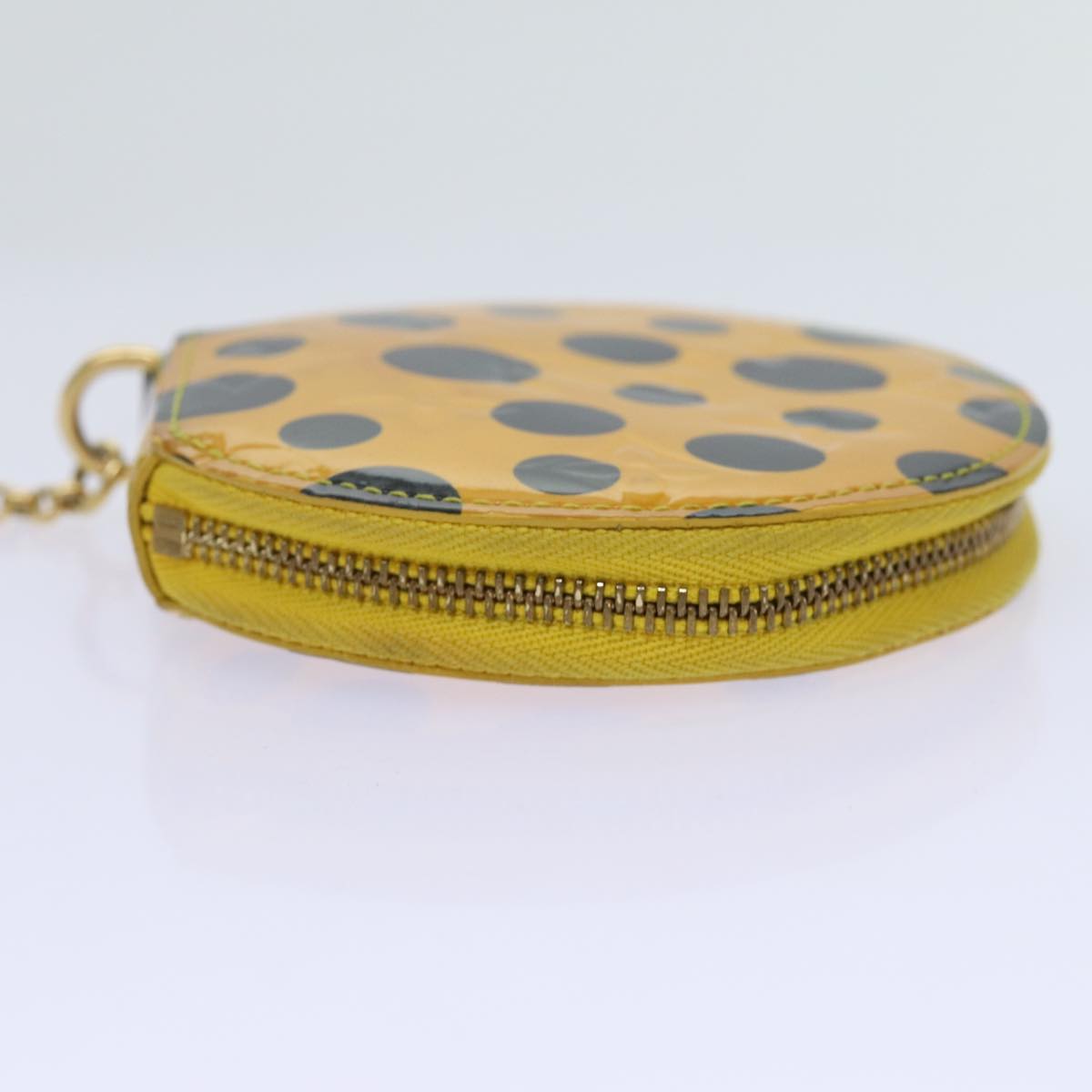 LOUIS VUITTON Vernis Yayoi Kusama Porte Monnaie Chapo Purse M91569 LV 70053